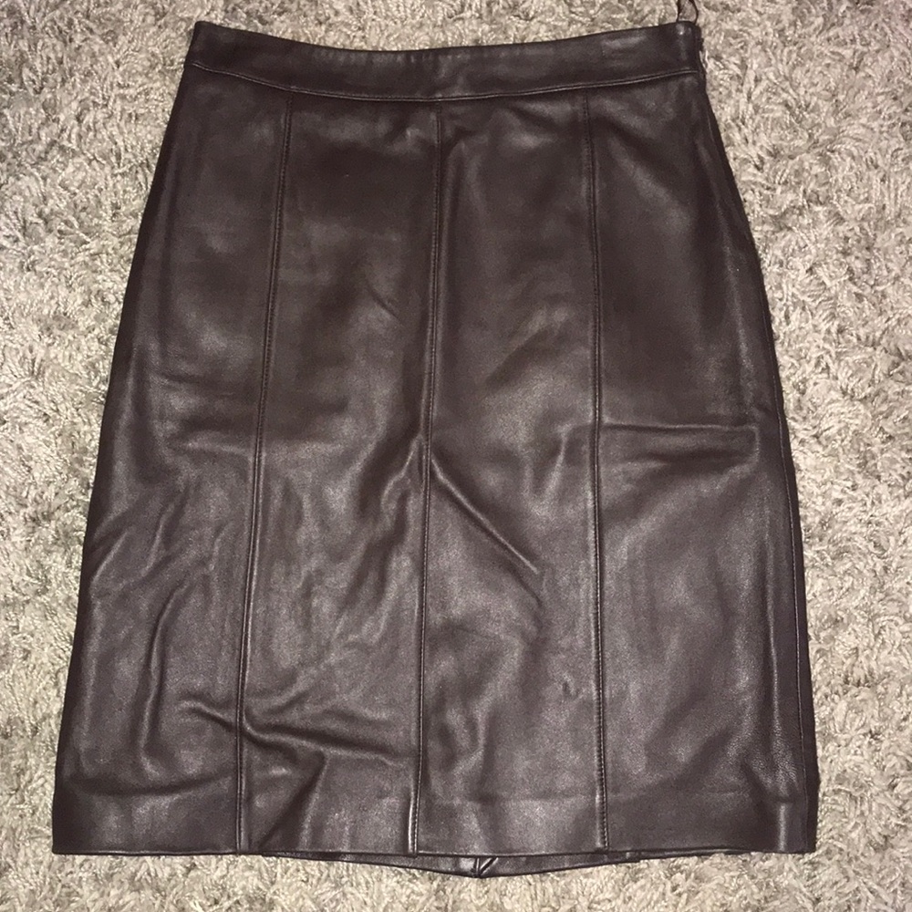 Woman’s Leather Skirt